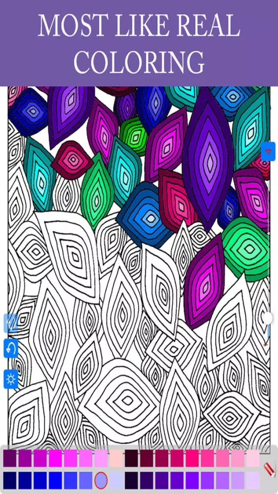 Coloring Advanced Tangles - A secret hideaway for your mind Screenshots