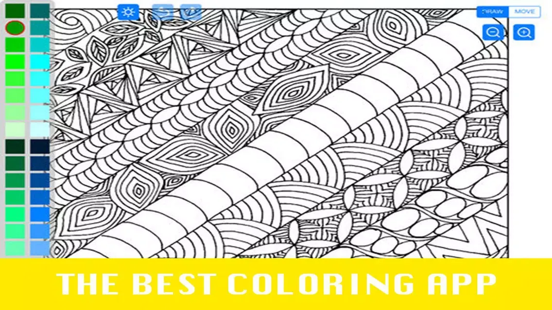 Coloring Advanced Tangles - A secret hideaway for your mind Screenshots