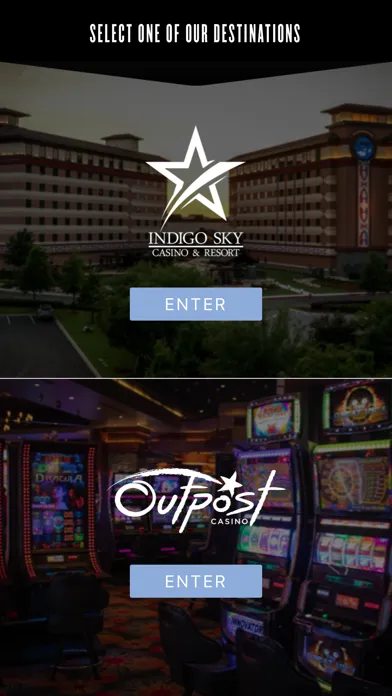 Tangkapan skrin Indigo Sky & Outpost Casinos