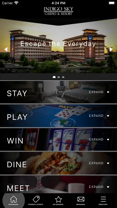 Tangkapan skrin Indigo Sky & Outpost Casinos