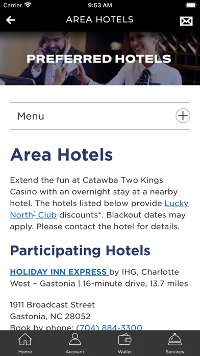 Zrzuty ekranu Catawba Two Kings Casino