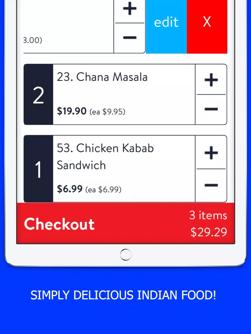 Desi Deli iPad  Screenshots