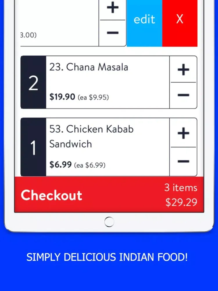 Desi Deli iPad  スクリーンショット