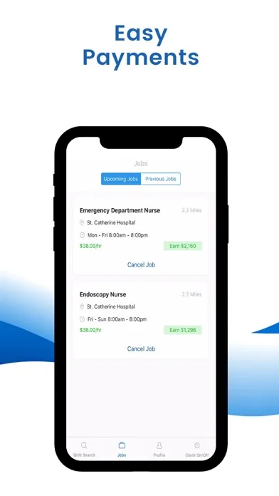 Zrzuty ekranu Para - Nursing Shifts For You