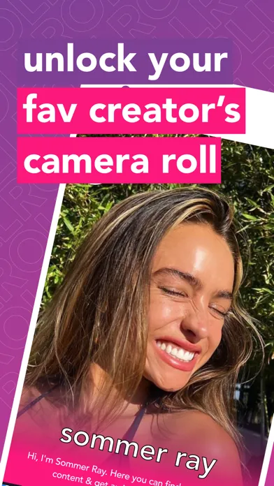 Captures d'écran de Roll: Unlock creators’ cameras