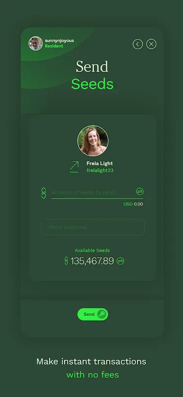 SEEDS Passport Screenshots