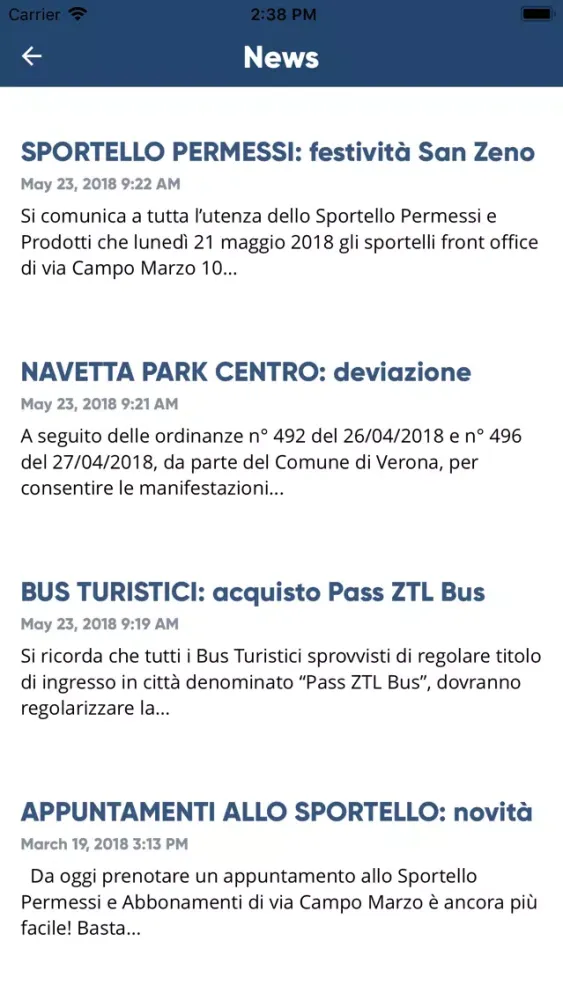 Captures d'écran de AMT Verona