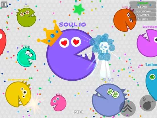 ภาพหน้าจอของ Soul.io iPad 