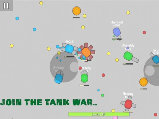 Ảnh chụp màn hình của Battle.io iPad 