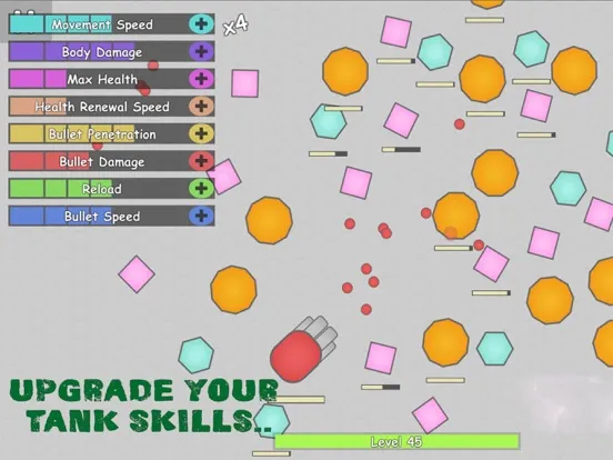 Ảnh chụp màn hình của Battle.io iPad 