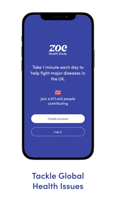 ZOE Health Study Ekran Görüntüleri