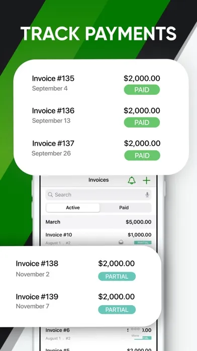 Capturas de tela do Joist: Invoice for Contractors
