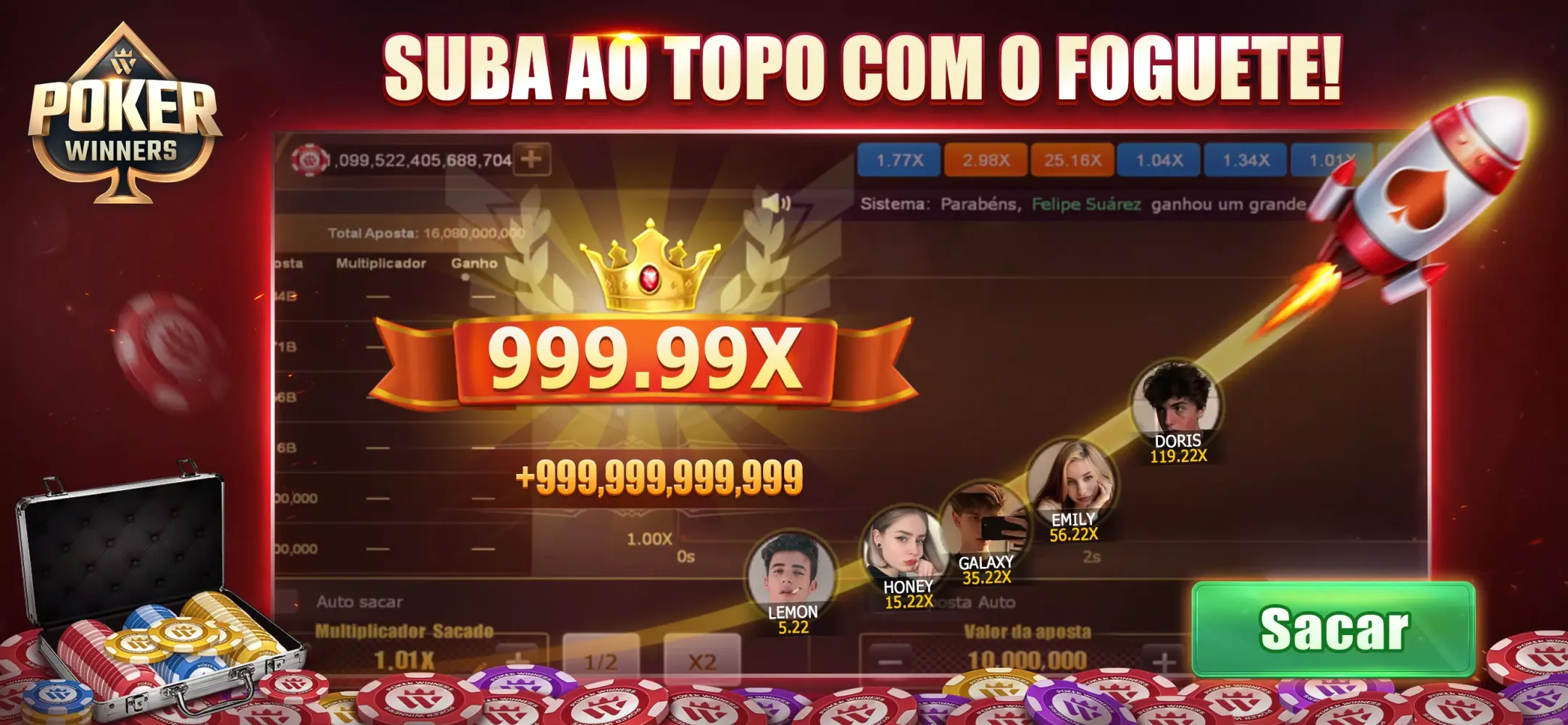 Capturas de pantalla de Paulista Texas-Poker Winners
