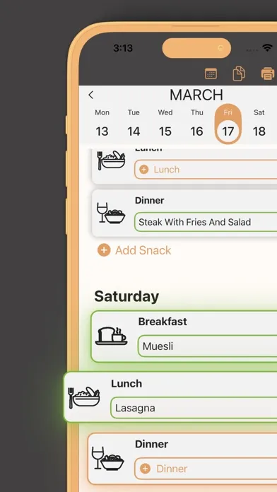 Meal Planner Grocery List应用截图