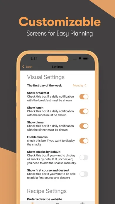 Meal Planner Grocery List应用截图