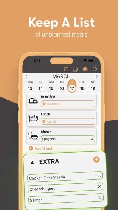 Meal Planner Grocery List应用截图