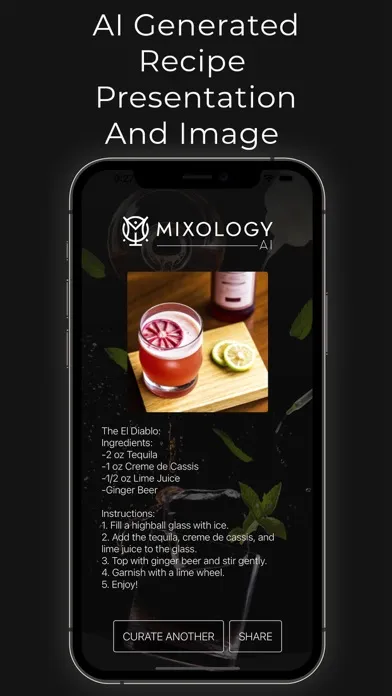 Screenshot di Mixology AI
