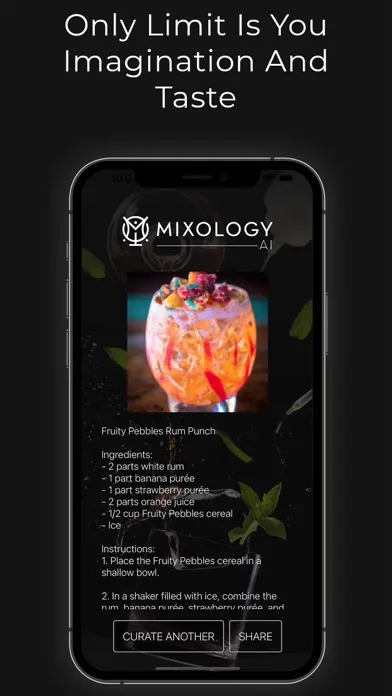 Screenshot di Mixology AI