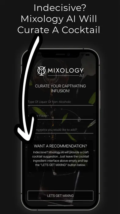 Screenshot di Mixology AI