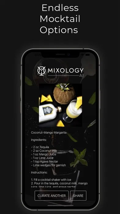 Screenshot di Mixology AI