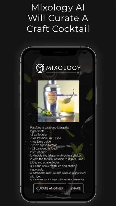 Screenshot di Mixology AI