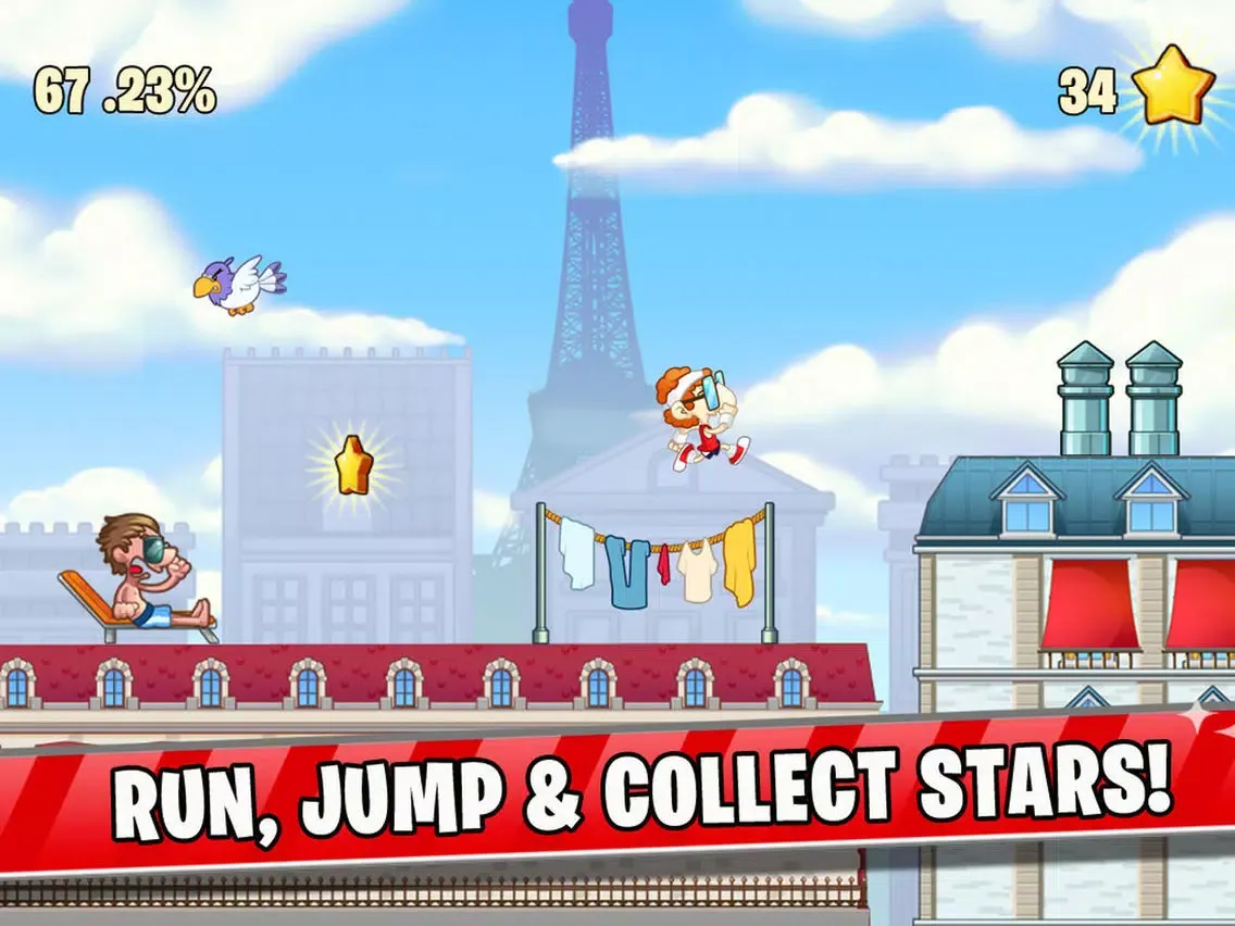 Parkour Star ( gametapas #4 ) iPad 應用截圖