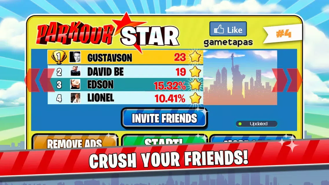 Parkour Star ( gametapas #4 )應用截圖