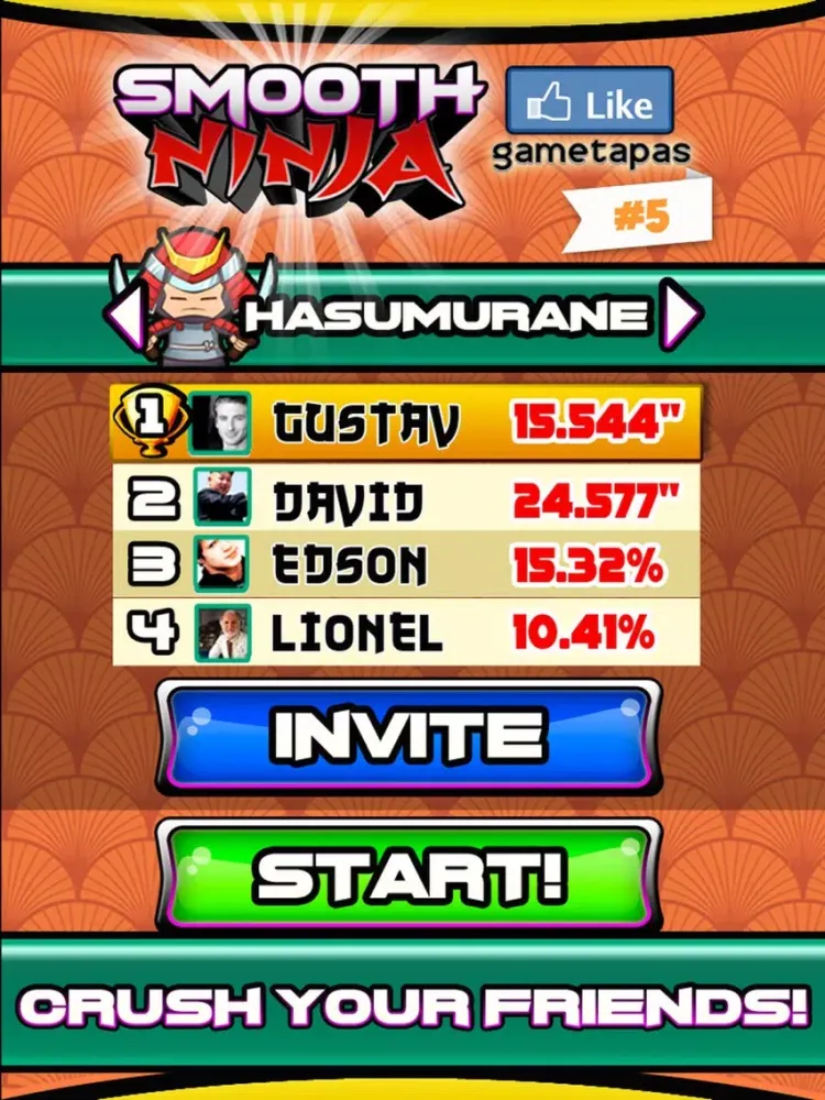 Smooth Ninja ( gametapas #5 ) iPad  Screenshots