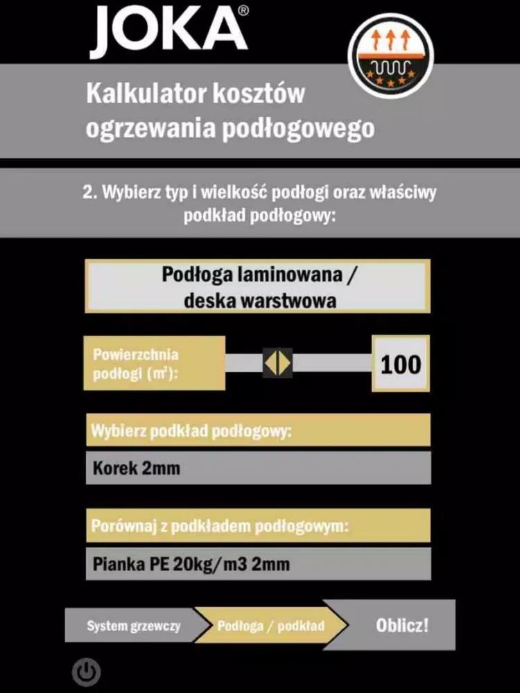 Kalkulator ogrzewania Joka iPad  Ekran Görüntüleri