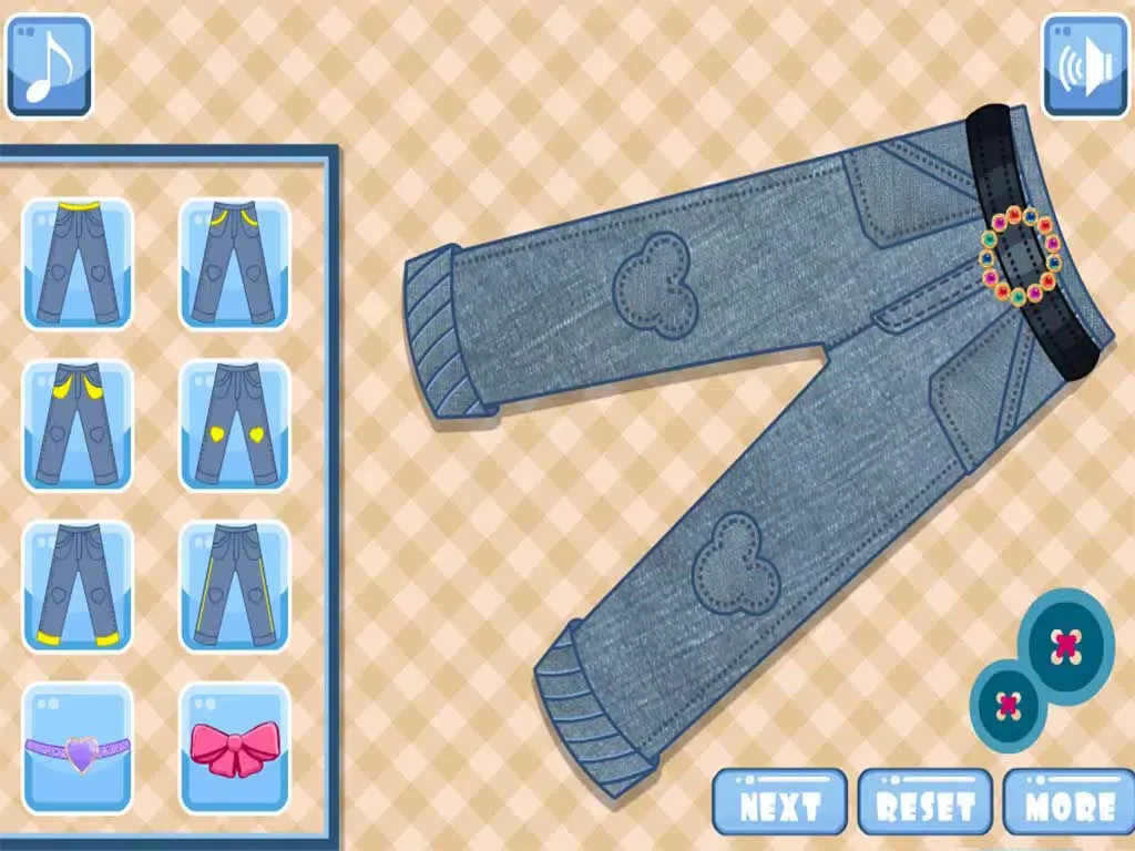 تصاویر Kids Jeans Makeover : Design & Decorate iPad 
