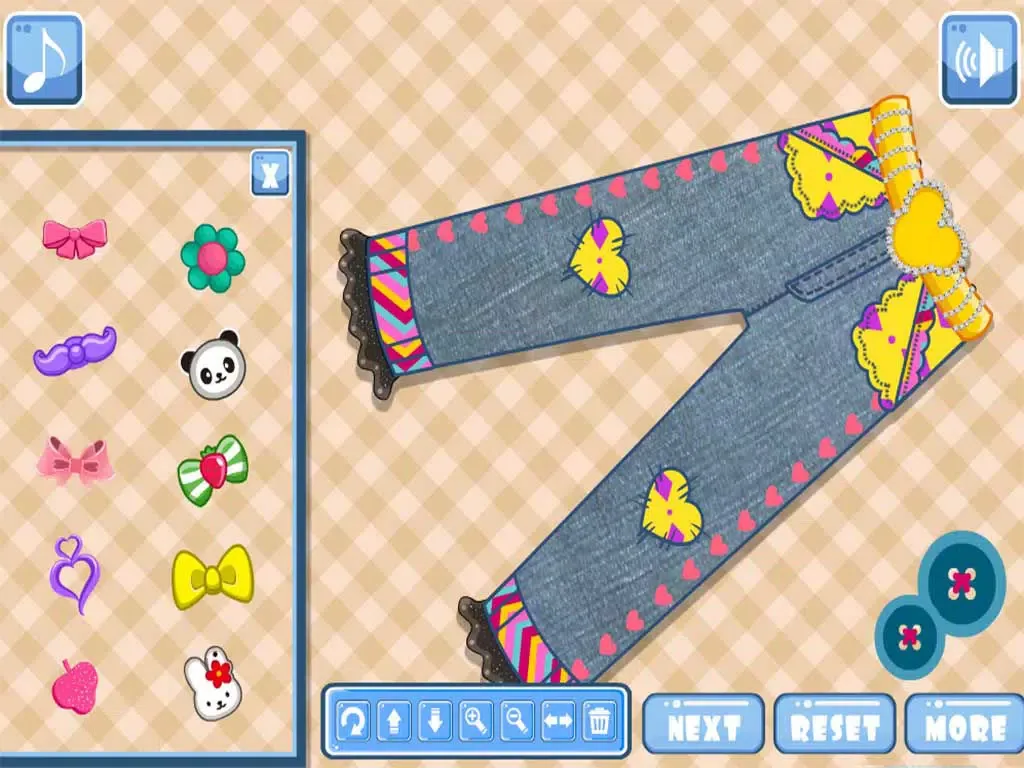 تصاویر Kids Jeans Makeover : Design & Decorate iPad 