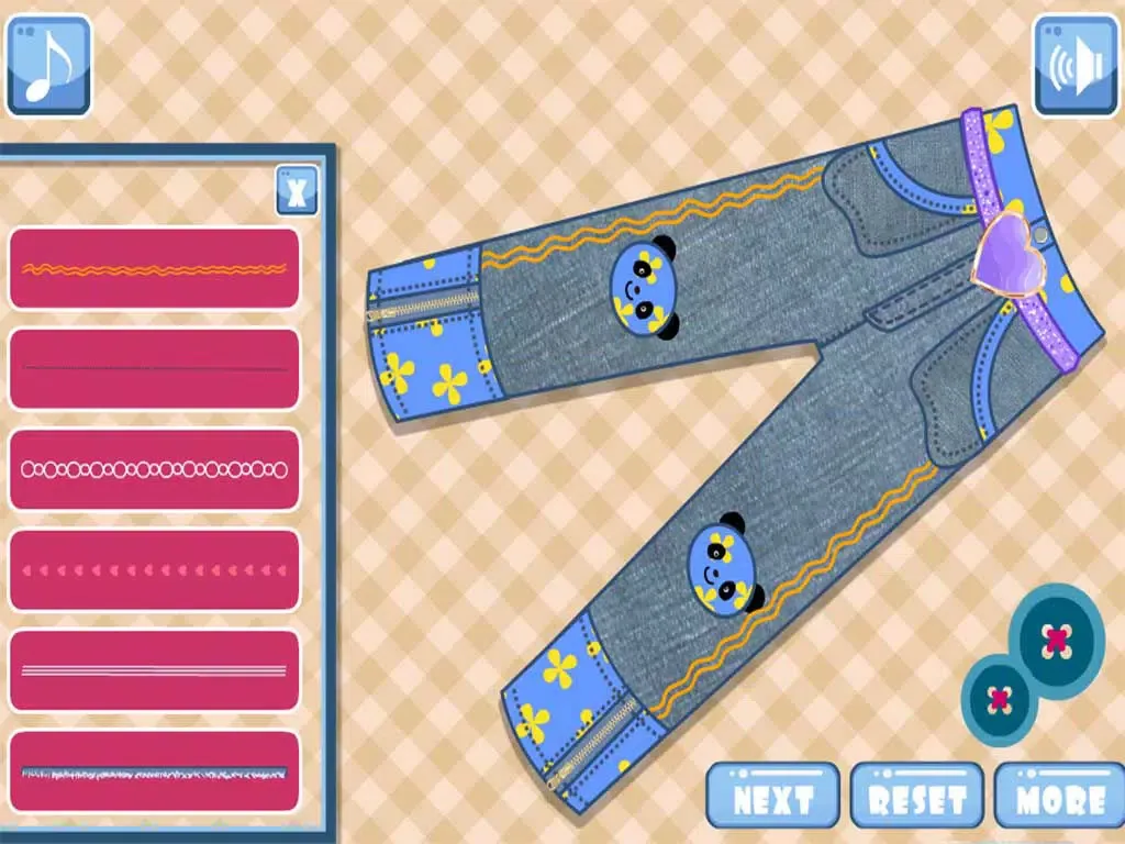 تصاویر Kids Jeans Makeover : Design & Decorate iPad 