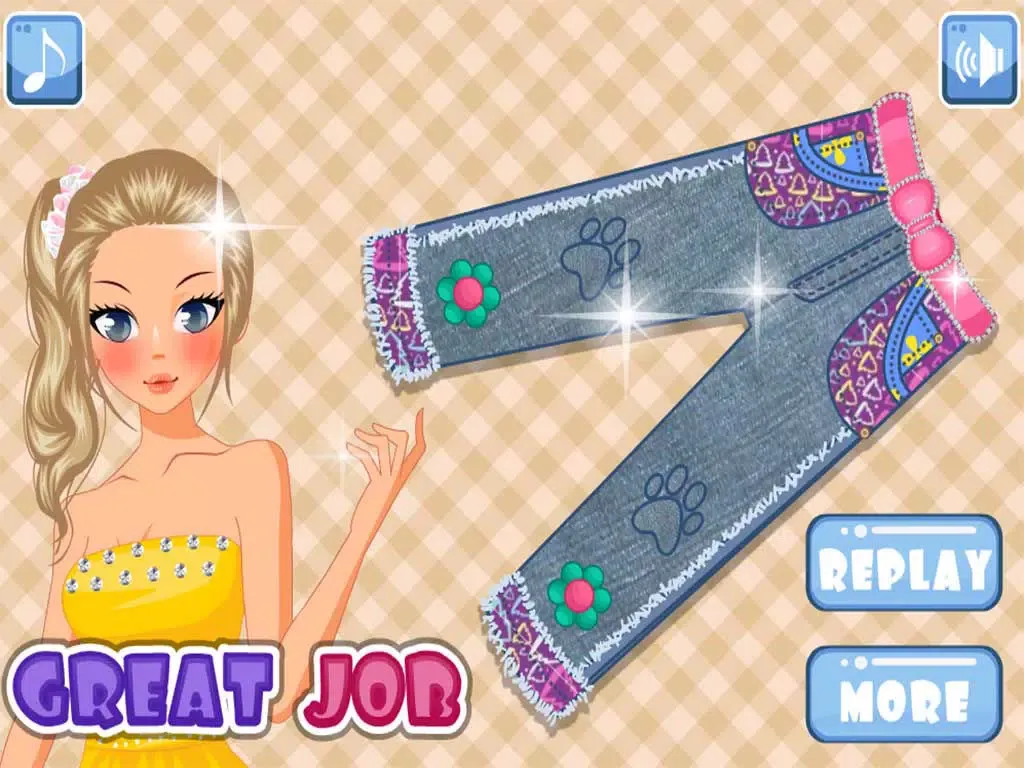 تصاویر Kids Jeans Makeover : Design & Decorate iPad 
