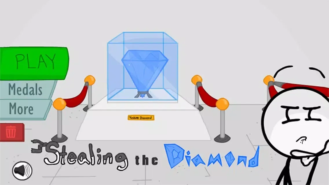 Stealing The Diamond -Stickman Ekran Görüntüleri