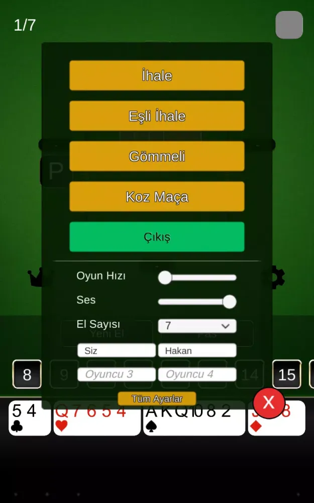 Capturas de tela do Batak