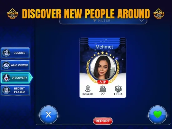 Spades Club - Online Card Game iPad 应用截图
