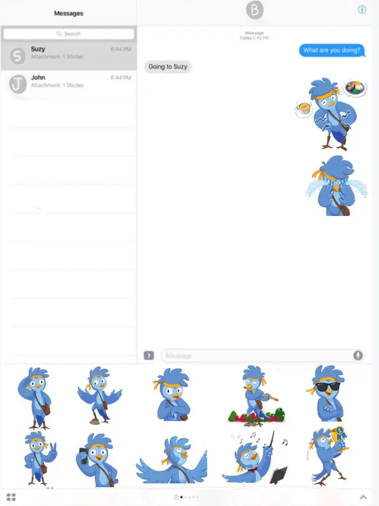 Zrzuty ekranu Joko's World: Joko Stickers iPad 