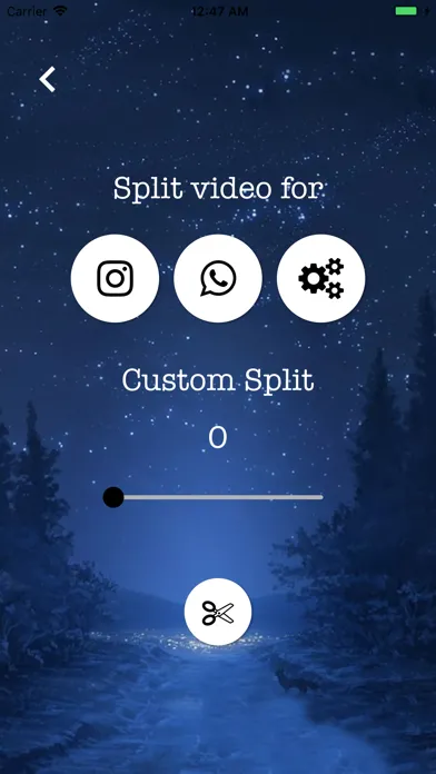 Tangkapan layar Story Splitter
