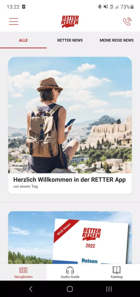 Retter Reisen App スクリーンショット