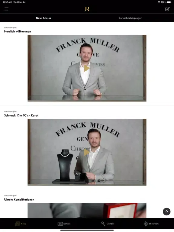 Juwelier Rindler iPad  Screenshots