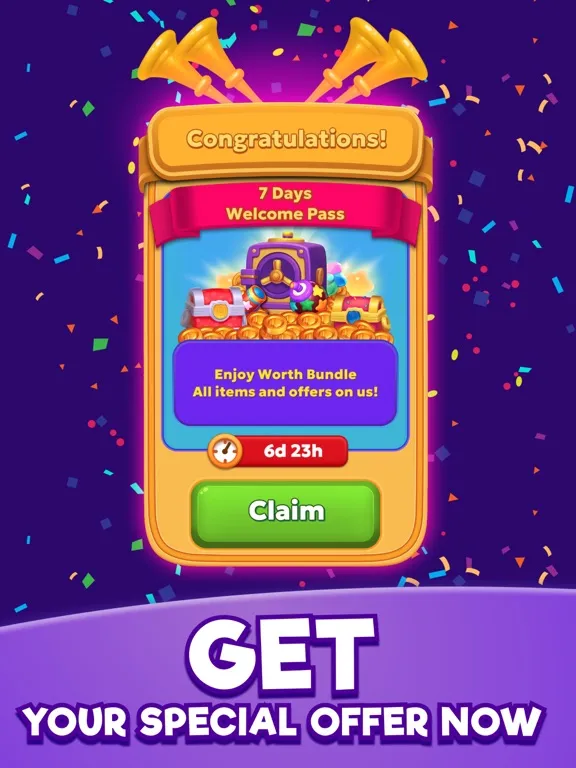 Ảnh chụp màn hình của Jolly Match - No 1 Puzzle Game iPad 