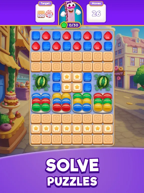 Ảnh chụp màn hình của Jolly Match - No 1 Puzzle Game iPad 