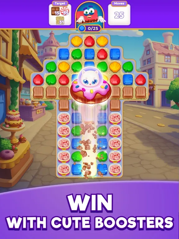 Ảnh chụp màn hình của Jolly Match - No 1 Puzzle Game iPad 
