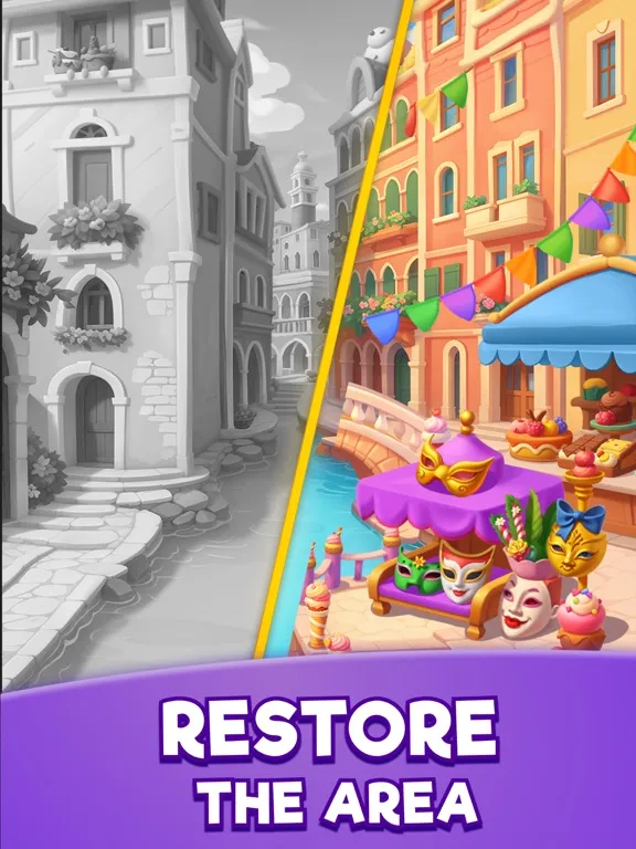 Ảnh chụp màn hình của Jolly Match - No 1 Puzzle Game iPad 