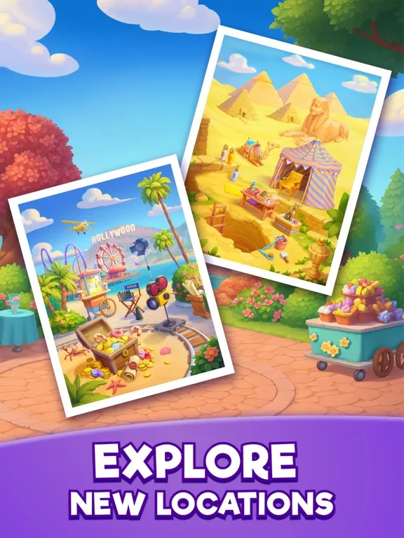 Ảnh chụp màn hình của Jolly Match - No 1 Puzzle Game iPad 