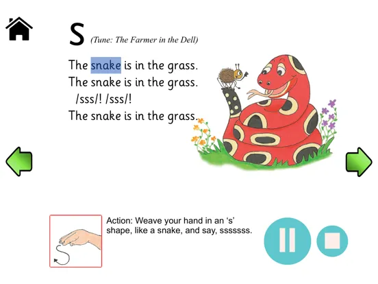 Zrzuty ekranu Jolly Phonics Songs iPad 