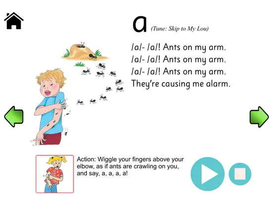 Zrzuty ekranu Jolly Phonics Songs iPad 
