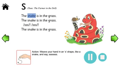 Zrzuty ekranu Jolly Phonics Songs