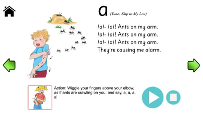 Zrzuty ekranu Jolly Phonics Songs
