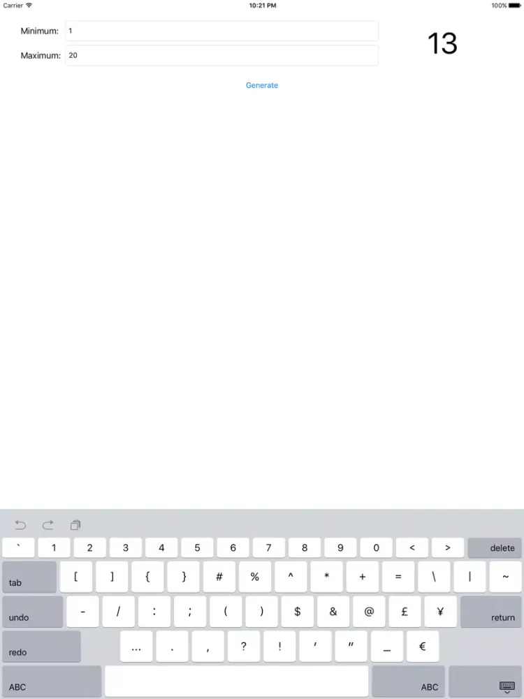 Zrzuty ekranu Genn iPad 
